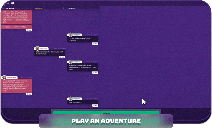 Minimal Adventures: Play an adventure