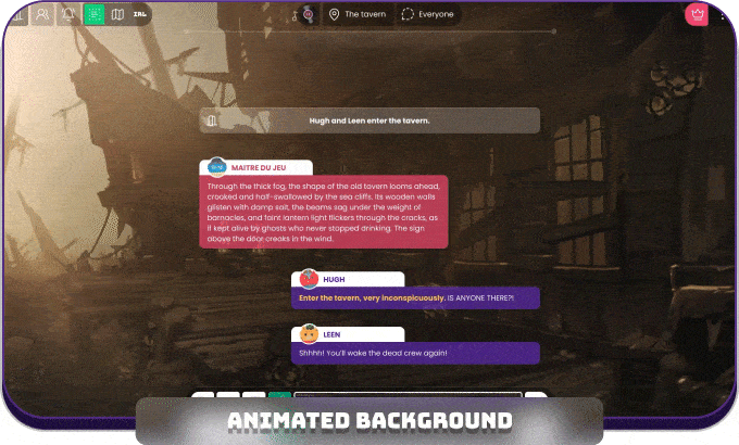 Animated background